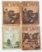 The Savoy Illustrated Quarterly, 2 copies of no.1, January 1896, no.2 April 1986 and no.7 1896,