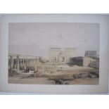 Roberts, David (1796-1864)  Lithograph on India paper with original handcolouring for the Royal