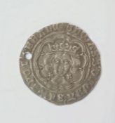 Edward IV (1463-70) light coinage groat, London, quatrefoil at neck, mint mark crown/sun. S.2000