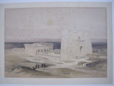 Roberts, David (1796-1864)  Lithograph on India paper with original handcolouring for the Royal