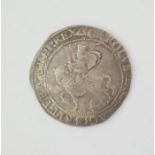 Charles I 1625-49 tower mint half crown, mint mark triangle (1639 - 1640), rough ground under horse,