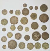 Mix of pre 47 and pre 20 silver coins, 85g pre 20 220g pre 47