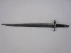 Portuguese M1886 bayonet with scabbard  Condition ReportPlease see additional images Small dent to
