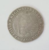 Elizabeth I  (1558-1603) seventh issue, 1601-2 crown, mint mark 1, weight 29g good round coin, no