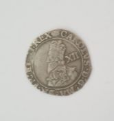 Charles I 1625-49 tower mint shilling, group, fifth 'ABERYSTWYTH' bust, mint mark tun (1636-1638)