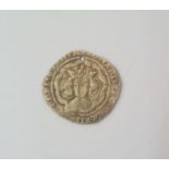 Edward III, London, Pre-treaty silver groat 1351-2 mint mark closed cross holed, weight 4.3g. S.