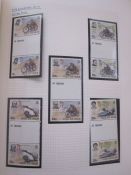 Album of Isle of Man stamps, unmounted mint 1973 to 85