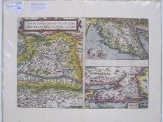 Handcoloured copper engraved map of Carinthia, part of Slovenia and part of Dalmatia, from