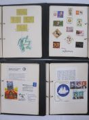 Large box and smaller boxes of stamp albums with many thousands of GB and Commonwealth on and off