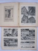 Early 20th century album of newspaper cuttings from Cheltenham and Gloucester, Ladies College, Royal