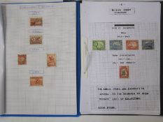 Two folders of commonwealth stamps, mint and used material from King Edward VII (Junior intermediate