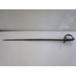 Late 19th century officers sword (damaged) Condition ReportApprox. 86cm long, 2.5 cm broad at widest