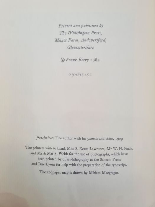 Whittington Press  "Whittington; memories of a Cotswold Village by Frank Berry", photographic - Image 5 of 13