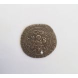 Edward III, treaty period 1361 - 1369, London groat French title omitted. Ex Doubleday collection