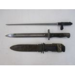 Three military bayonets (3)