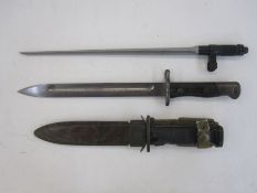 Three military bayonets (3)