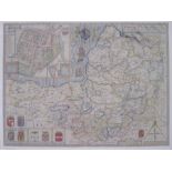 Reproduction 'John Speede map of Somerset 1610', Heritage Publishing 1997
