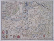 Reproduction 'John Speede map of Somerset 1610', Heritage Publishing 1997