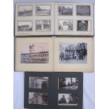 Three early 20th century photograph albums of Asia, to include Polo in India, Chapra and various