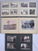 Three early 20th century photograph albums of Asia, to include Polo in India, Chapra and various