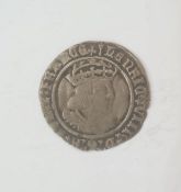 Henry VIII 1509-47 second coinage, groat mint mark arrow (1526-1544), Laker bust D, weight 2.6g S.