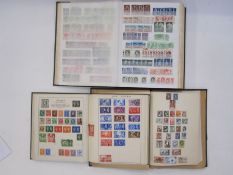 Box of five albums and loose stamps, many thousands of pre-decimal mint stamps, mostly in large
