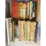 Assorted childrens books to include Rupert annuals, Bonzo annual, PG Wodehouse, etc (1 box)