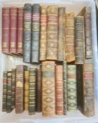 Antiquarian and bindings to include "Pilgrims Progress", "Woods Natural History", "Cruise of the