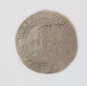 Edward VI 1547-1553, fine silver shilling, mint mark tun, mark of value right of bust weight 5.8g