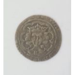 Edward IV 1461-1485 York groat, quatrefoil by neck, reads EBORACI mint mark LIS (1461-4) S.2012,