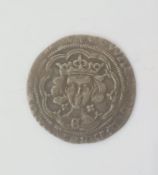 Edward IV 1461-1485 York groat, quatrefoil by neck, reads EBORACI mint mark LIS (1461-4) S.2012,