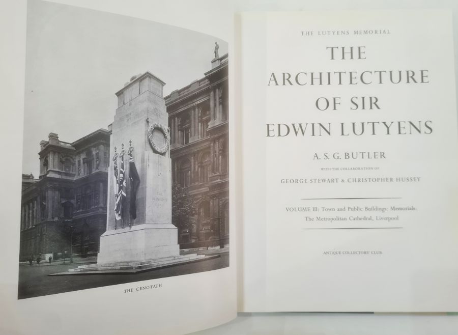 Butler A.G. " The Lutyens Memorial - The Architecture of Sir Edwin Lutyens, vol Country Houses, - Image 6 of 7