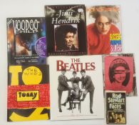Punk, rock, jazz, pop, numerous volumes, to include Jimi Hendrix, Morrissey, The Doors, The Beatles,