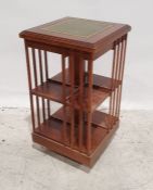 20th century mahogany revolving library bookcase, 45cm x 84cm Condition Reportcondition looks