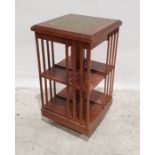 20th century mahogany revolving library bookcase, 45cm x 84cm Condition Reportcondition looks