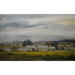 Alan Paynes (20th century school) Watercolour  "Cotswold Farm, Near Chipping Norton", signed