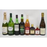 14 bottles of wines and spirits (various sizes) to include three 1l Croft Original Sherry