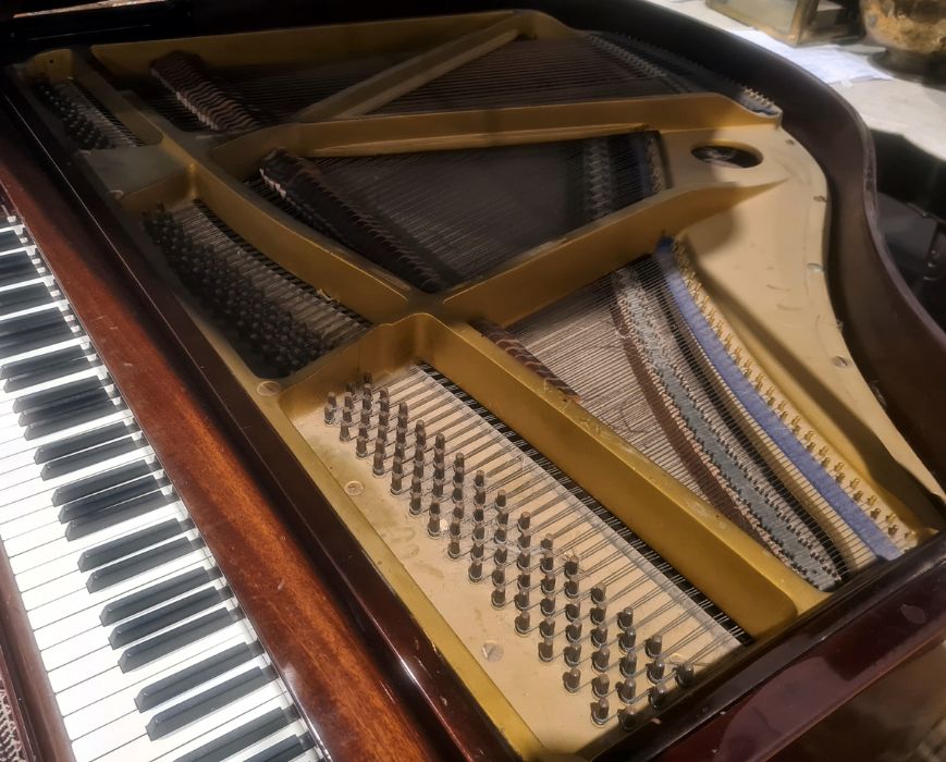 20th century mahogany baby grand piano by Boyd - Bild 5 aus 6