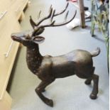 Resin model of a stag