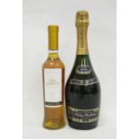 One bottle late Harvest Sauvignon Blanc Maule Valley Chile 2000, one bottle Nicholas Feuillatte