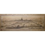 After Samuel & Nathaniel Buck  Engraving "The North West Prospect of the City of Gloucester",