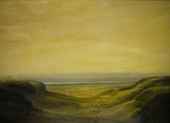 Michael Constable (20th century) Oil on canvas "Queen's View", signed lower right, 46cm x 61cm