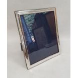 21st century silver-mounted rectangular picture frame, plain, Sheffield 2002, 29cm x 24cm