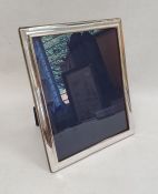 21st century silver-mounted rectangular picture frame, plain, Sheffield 2002, 29cm x 24cm