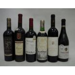 One bottle Vinalba Malbec 2012, one bottle Marques de Riscal Rioja 2000, one bottle Ravens Wood