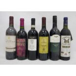 One bottle Wolf Blass President`s Selection Shiraz 2004, one bottle Chianti Riserva 2008, one bottle