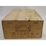 One case (12 bottles boxed) Chateau Gloria, Saint-Julien 1998