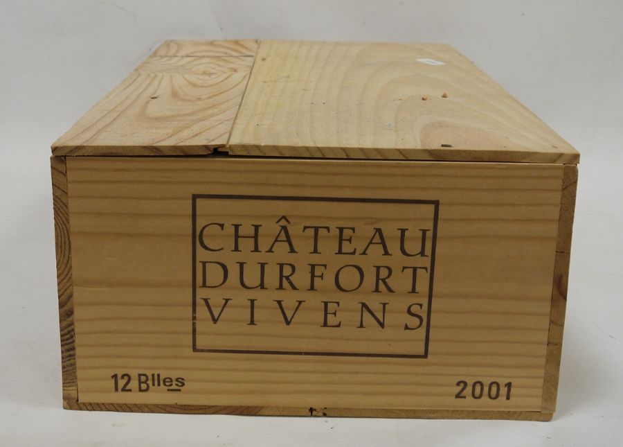 Chateau Durfurt Vivens one case (12 bottles boxed) Margaux 2001