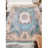 Large Chinese blue ground rug