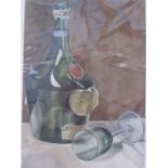 Frances Mary Towers (early 20th century school)  Watercolours Various still life studies, wine